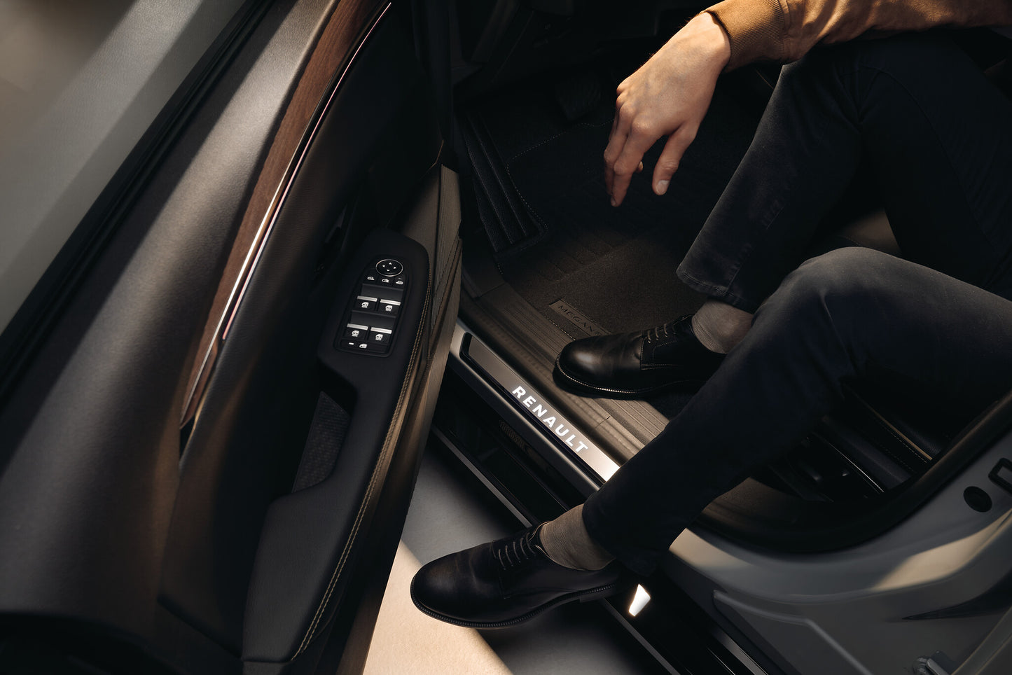 gold premium textile floor mats