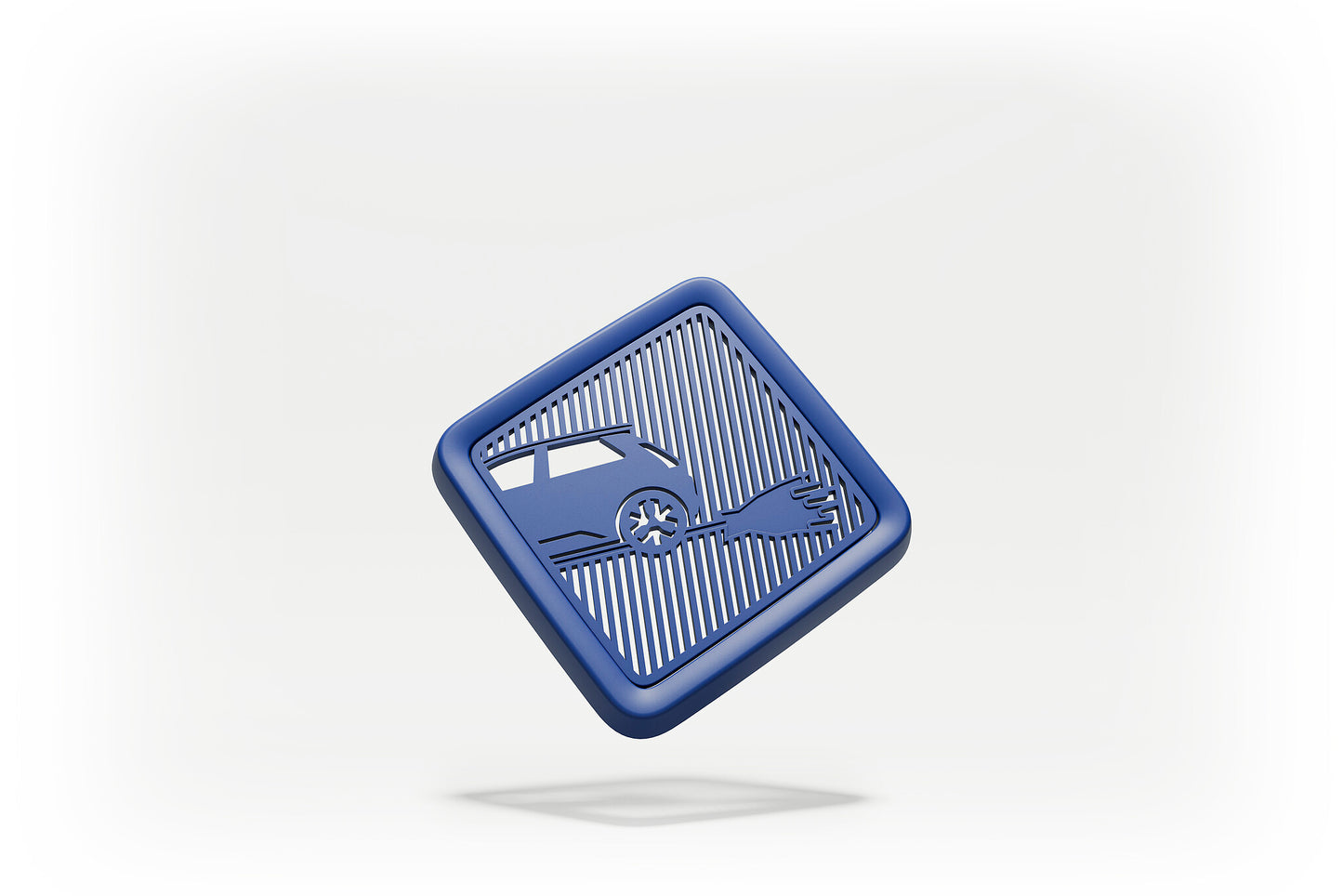 RENAULT 5 witch 5 blue cover for small central storage