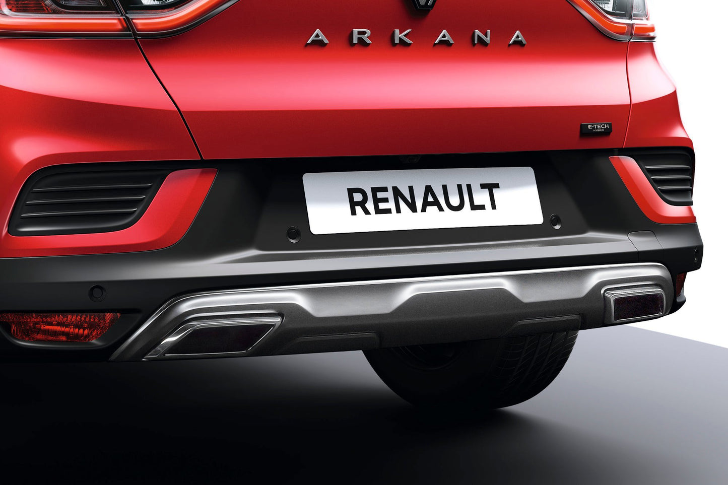Arkana Rear Skid Plate: Injected Grey