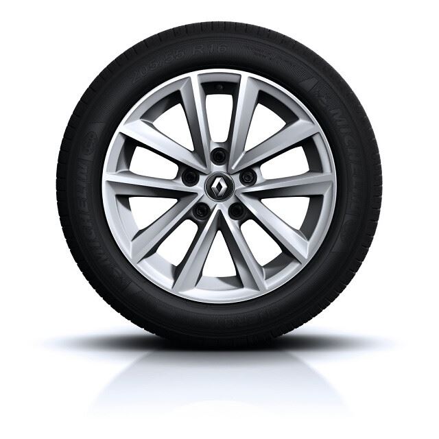 Renault Genuine 16" 6.5J Alloy Wheel Aluminium 5 Holes ET41 Megane MK4 Sedan