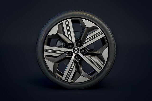 Renault Genuine 20" 7J Alloy Wheel Aluminium 5 Holes ET34 Megane E-Tech