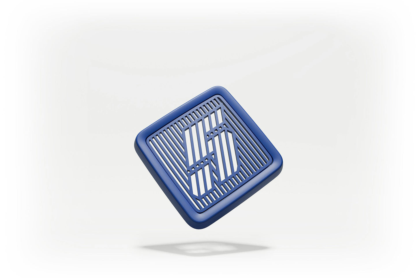 Renault 5 (R5) Small Central Storage Lid: Blue NumbeR5