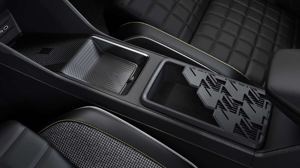 Renault Genuine 4 E-Tech Grey NumbeR4 Large Central Lid 3D Printed Console Cover