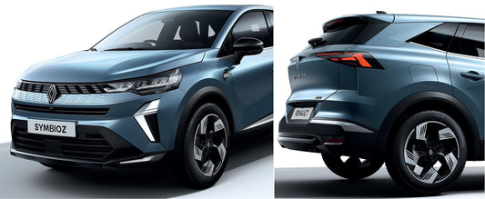 Symbioz Front and Rear Bumper Lower Inserts: Gloss Black