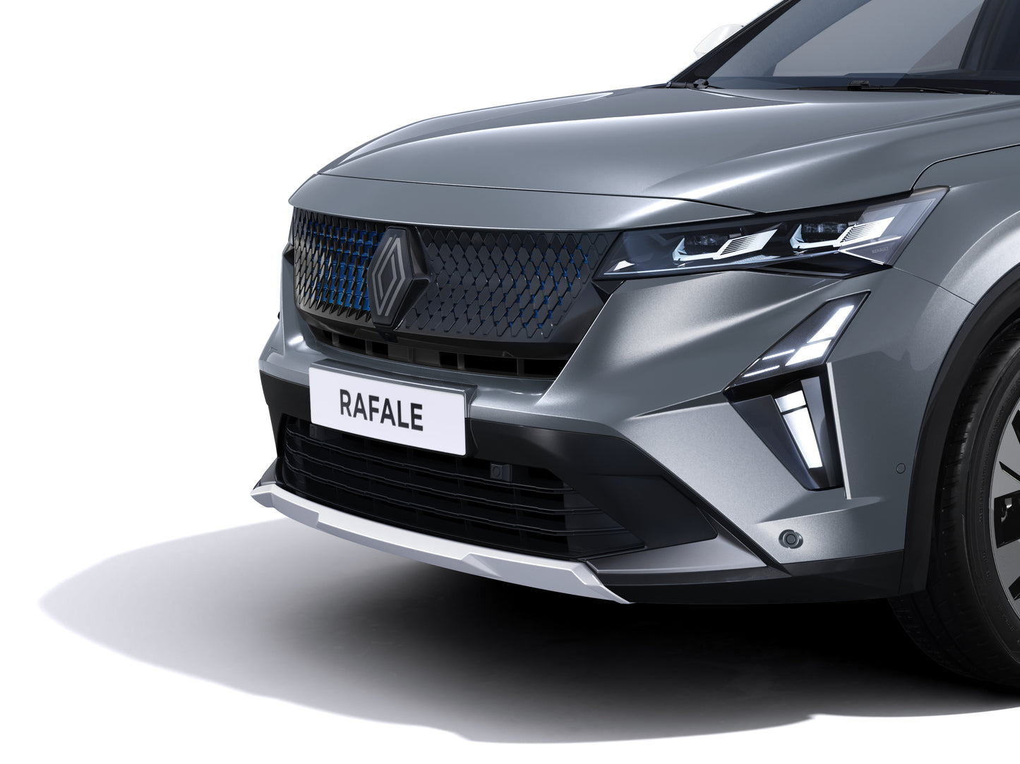 Pearl white front bumper lower insert