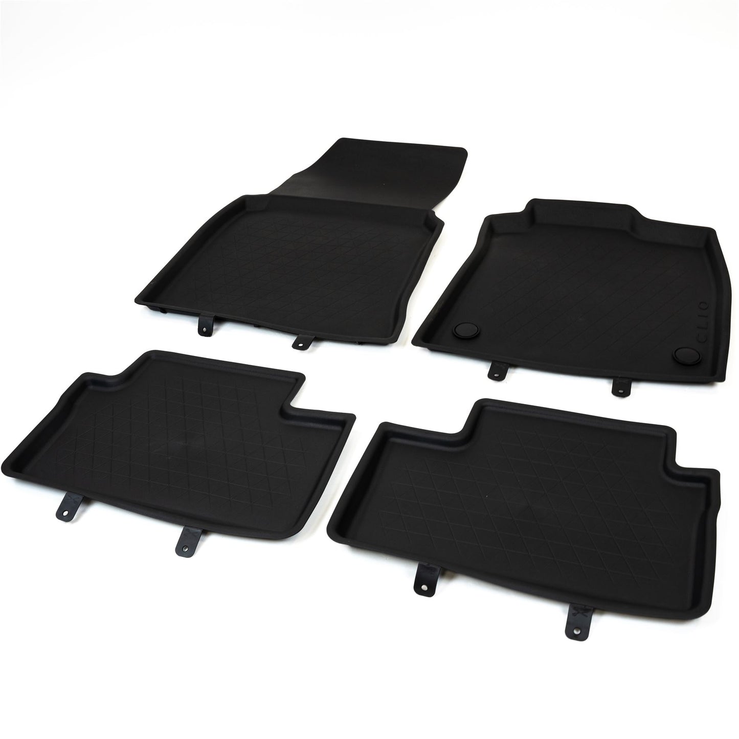 Clio V Floor Mats: Rubber