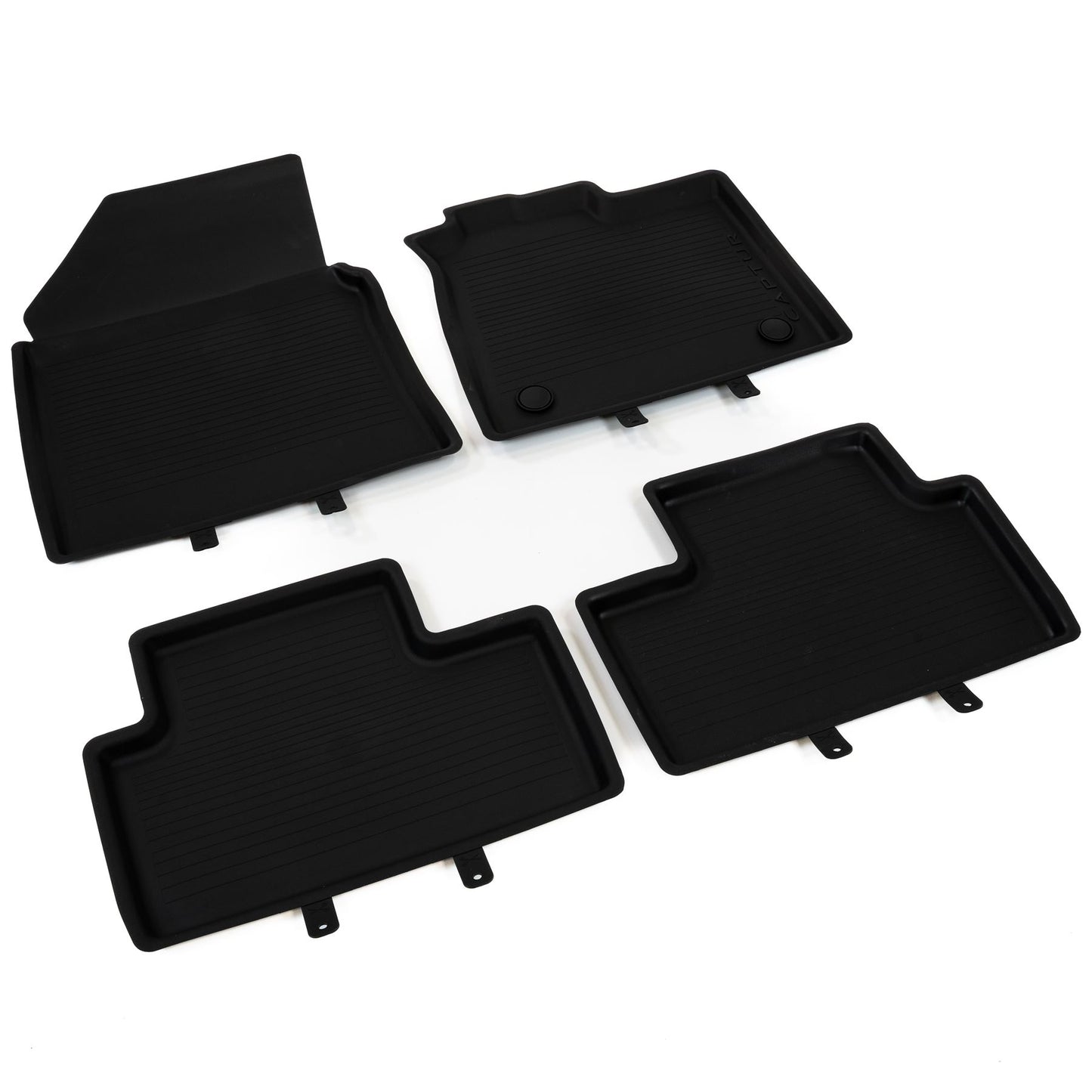 Captur II Phase2 Floor Mats: Rubber