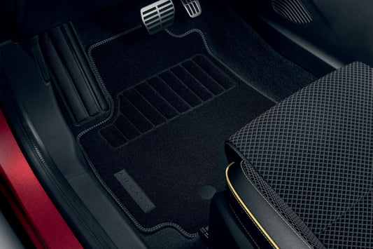 Premium textile floor mats