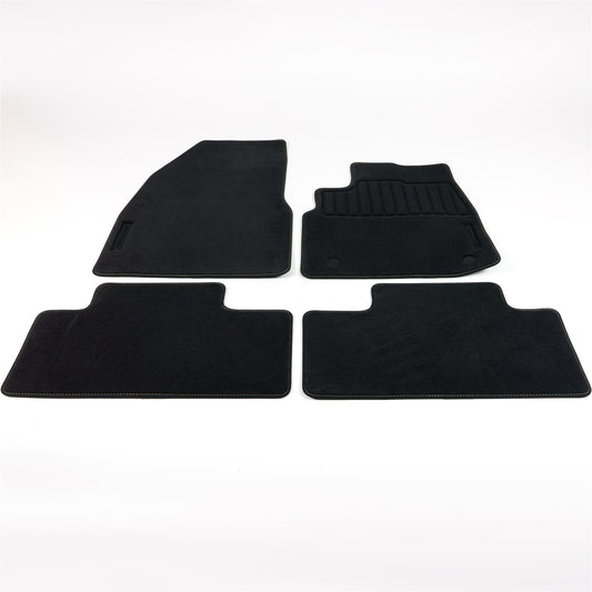 Megane E-Tech Floor Mats: Premium Textile, Gold Accents