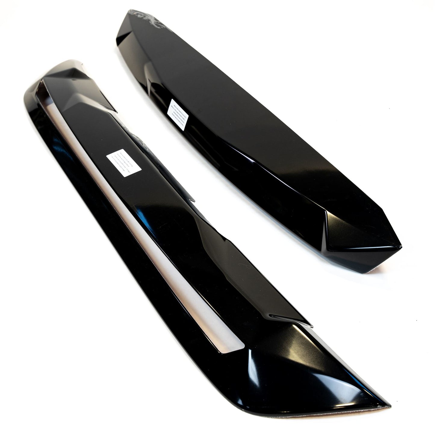 Captur II Phase2 Front and Rear Bumper Lower Inserts: Gloss Black