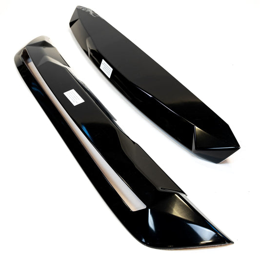 Captur II Phase2 Front and Rear Bumper Lower Inserts: Gloss Black