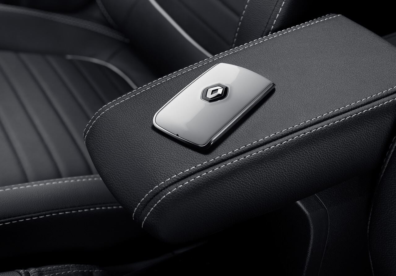 Renault Genuine Smart Remote Card Reader Ignition Key Cover Hard Wearing White