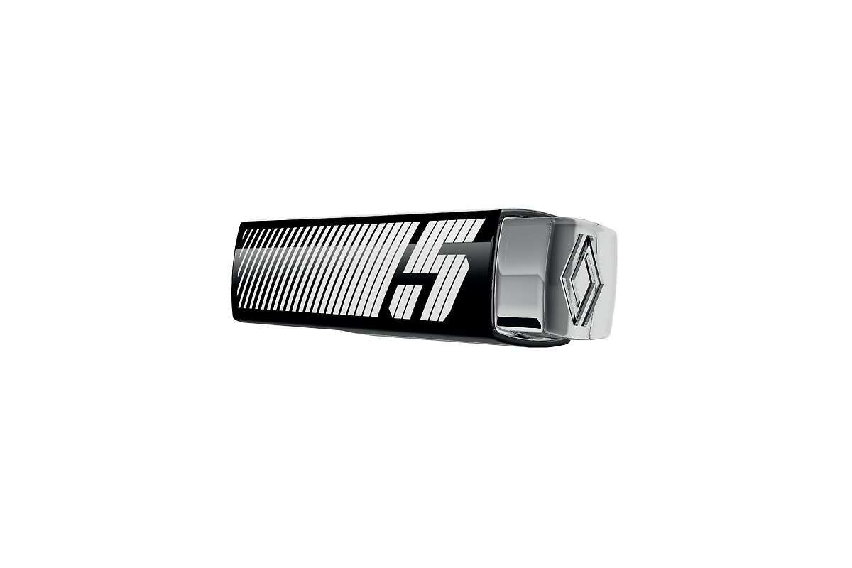 Renault 5 (R5) Customisable Gear Selector: NumbeR5 Silver