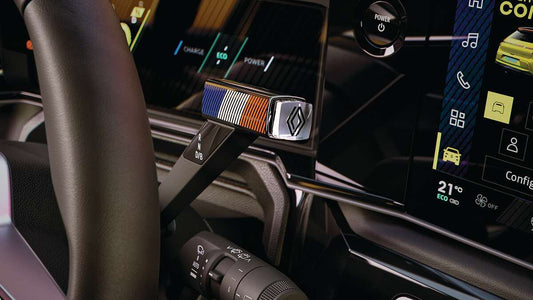 Renault 5 (R5) Customisable Gear Selector: Fr5nch Red, White, and Blue