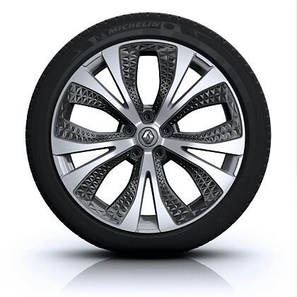 Renault Genuine 20" 6.5J Alloy Wheel Aluminium 5 Holes ET33 Scenic MK4 Long