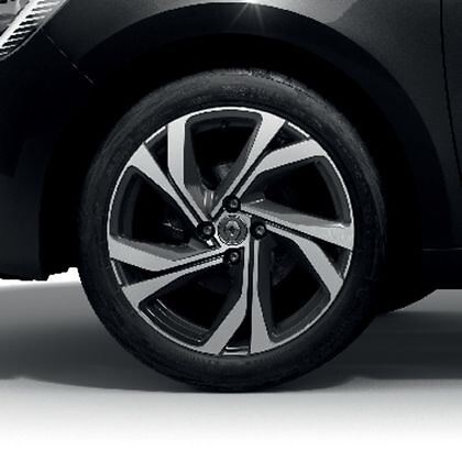 Renault Genuine 17" 7J Alloy Wheel Aluminium Durable 4 Holes ET37 Clio MK5
