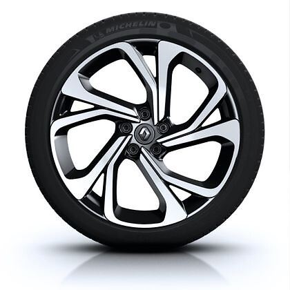 Renault Genuine 20" 6.5J Alloy Wheel Aluminium 5 Holes ET33 Scenic MK4 Long