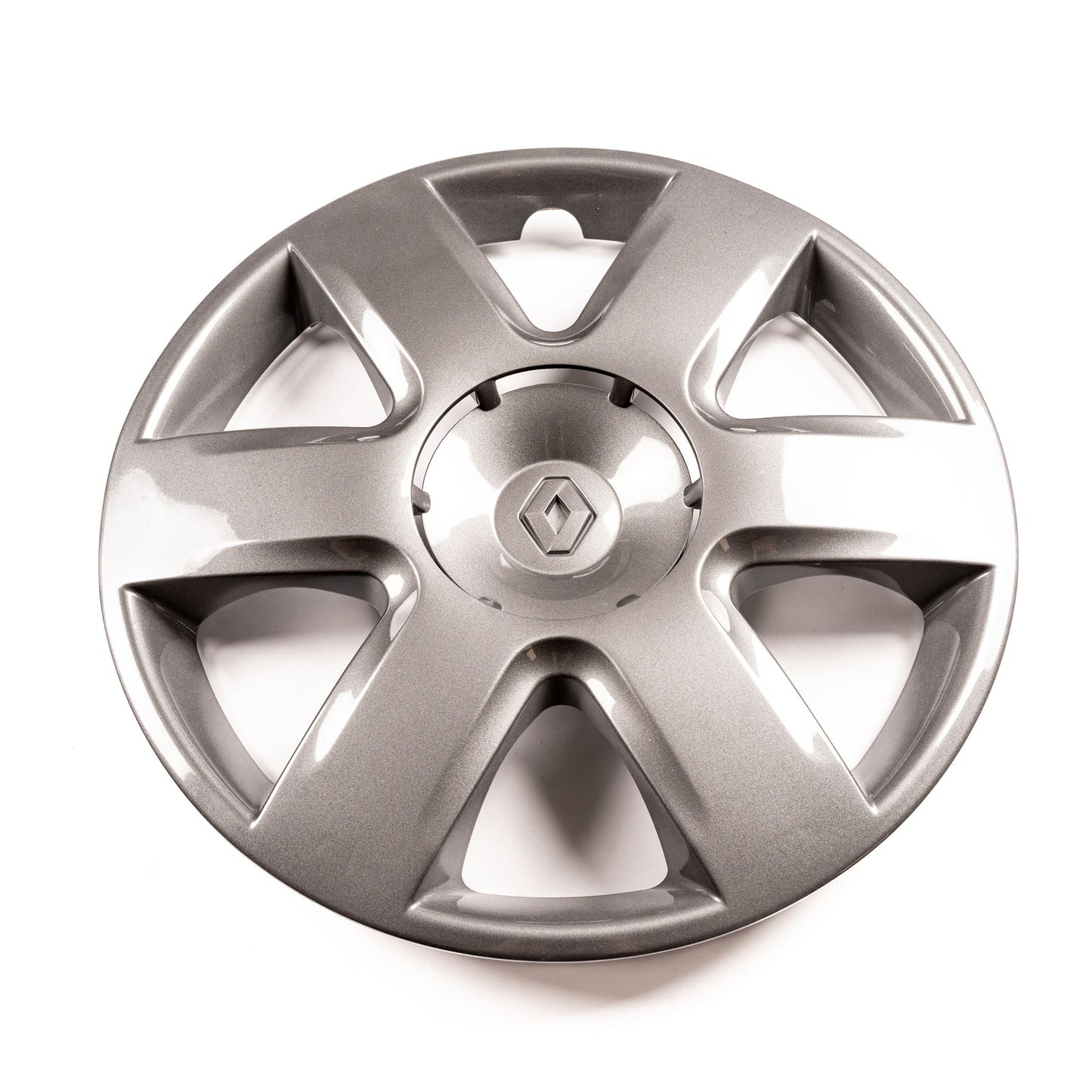 Renault Genuine Alloy Wheel Trim Hub Cap Cover 1pc 6 Spokes Silver Kangoo MK2