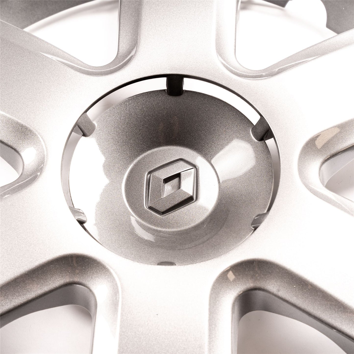 Renault Genuine Alloy Wheel Trim Hub Cap Cover 1pc 6 Spokes Silver Kangoo MK2