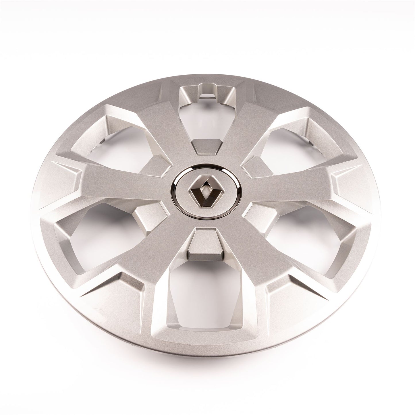 Renault Genuine 16" Alloy Wheel Trim Hub Cap 1 Piece Silver 6 Spokes Trafic MK3
