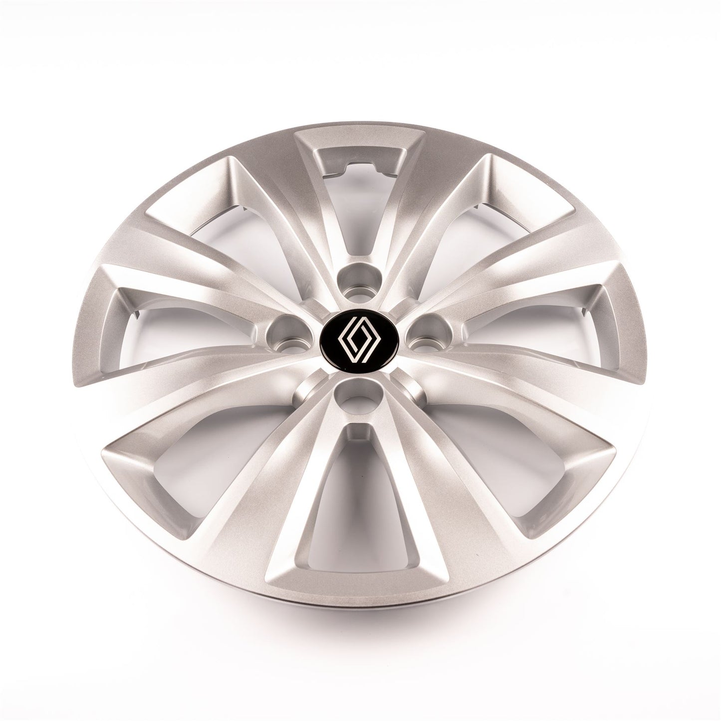 Renault Genuine 15" Iremia Alloy Wheel Trim Hub Cap 1pc 8 Spokes Silver Clio MK5