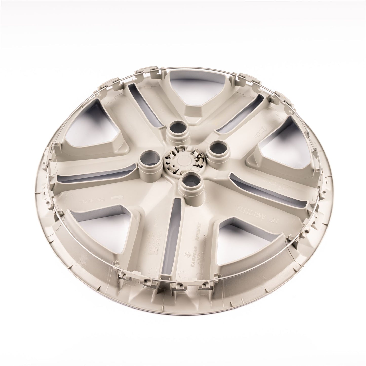 Renault Genuine Amicitia Alloy Wheel Trim Hub Cap 1pc 5 Double Spokes Clio MK5