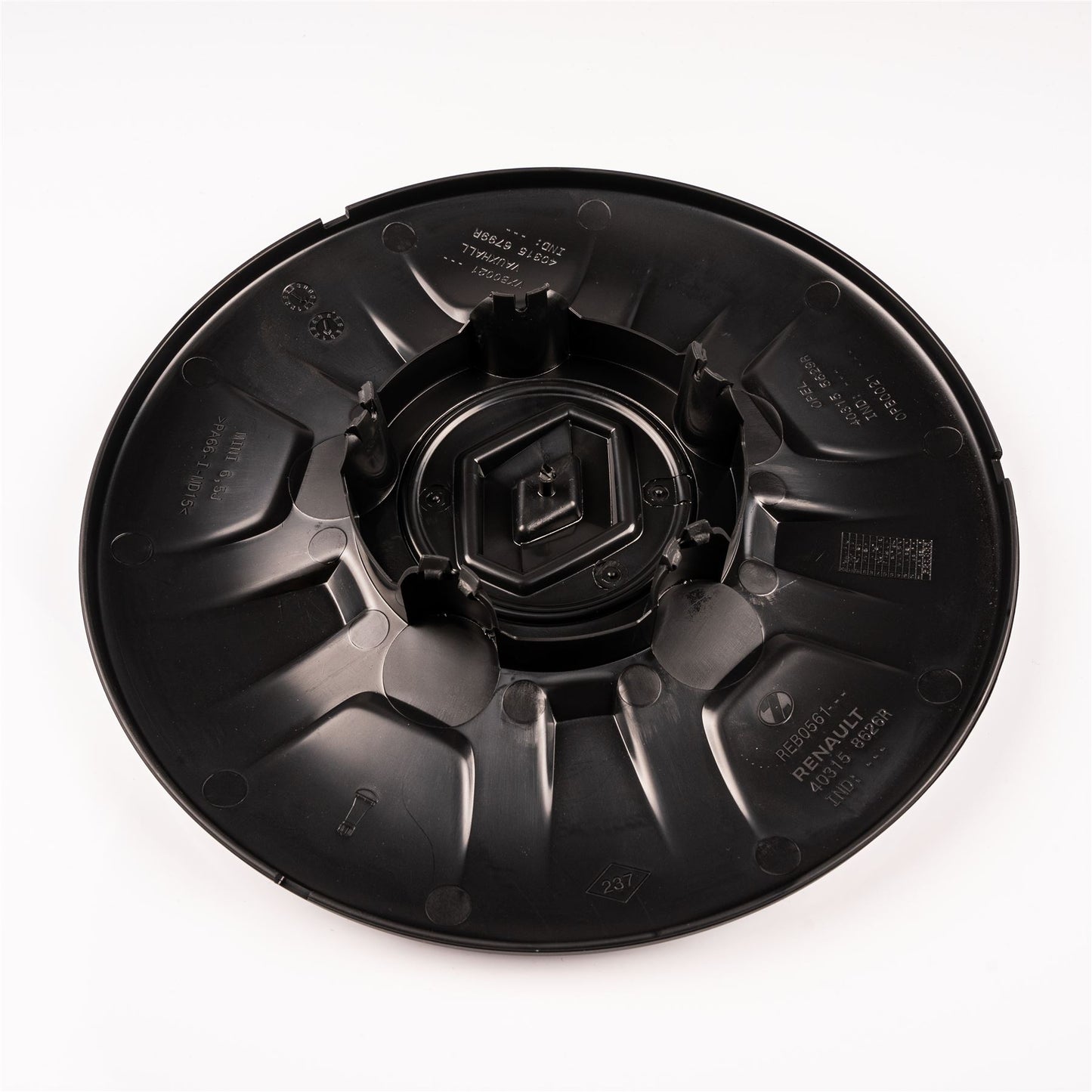 Renault Genuine 16" Alloy Wheel Trim Hub Cap Cover Rim 1 Piece Black Master MK3