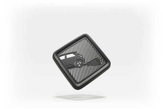 Renault 5 (R5) Small Central Storage Lid: Black Witch5