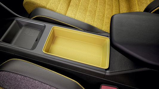 Renault 5 (R5) Large Central Storage Box - Yellow