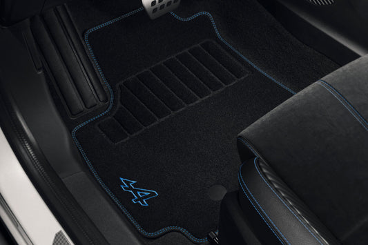 Arkana Floor Mats: Premium Textile, Esprit Alpine Branded (Full-Hybrid)