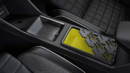 Renault Genuine 4 E-Tech Grey NumbeR4 Large Central Lid 3D Printed Console Cover