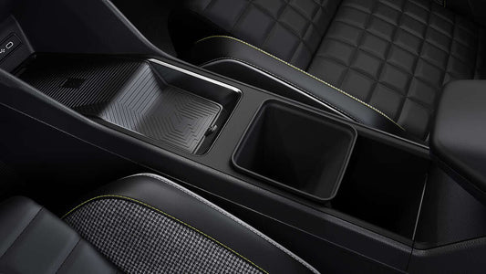 Renault Genuine 4 E-Tech Central Storage Box Modular Console Bin Insert Black