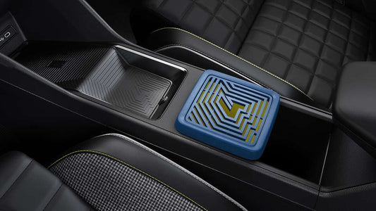 Renault Genuine 4 E-Tech Central Storage Box Modular Console Lid Cover Blue