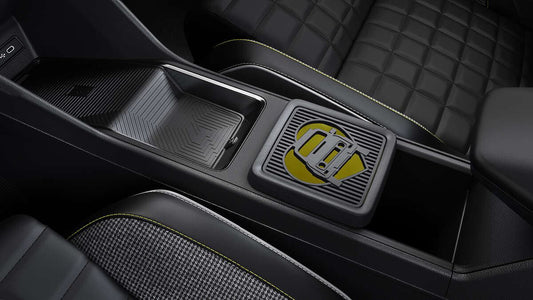 Renault Genuine Grey LoveR4 Small Central Lid 3D Tilting Console Cover Interior