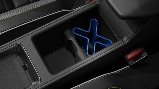Renault Genuine Blue Cross 4 Central Organiser 3D Printed Console Tray Insert