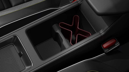 Renault Genuine Red Cross 4 Central Organiser 3D Printed Console Tray Insert