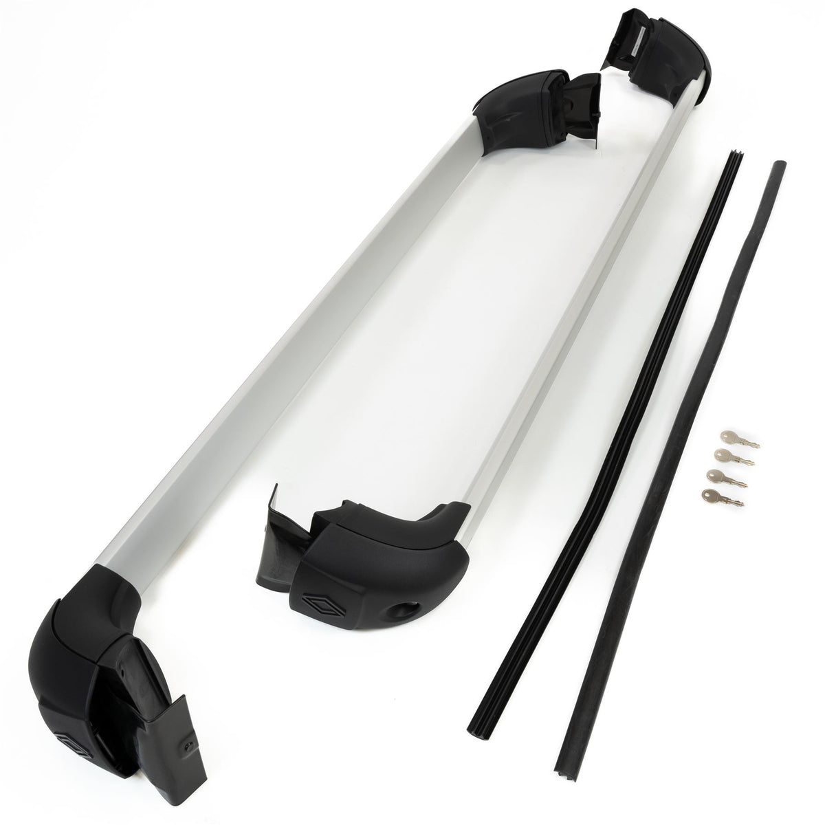 Open Cross Bar Rails Renault Genuine QuickFix Roof Cross Bars Rails Aluminium Asutral Espace ...