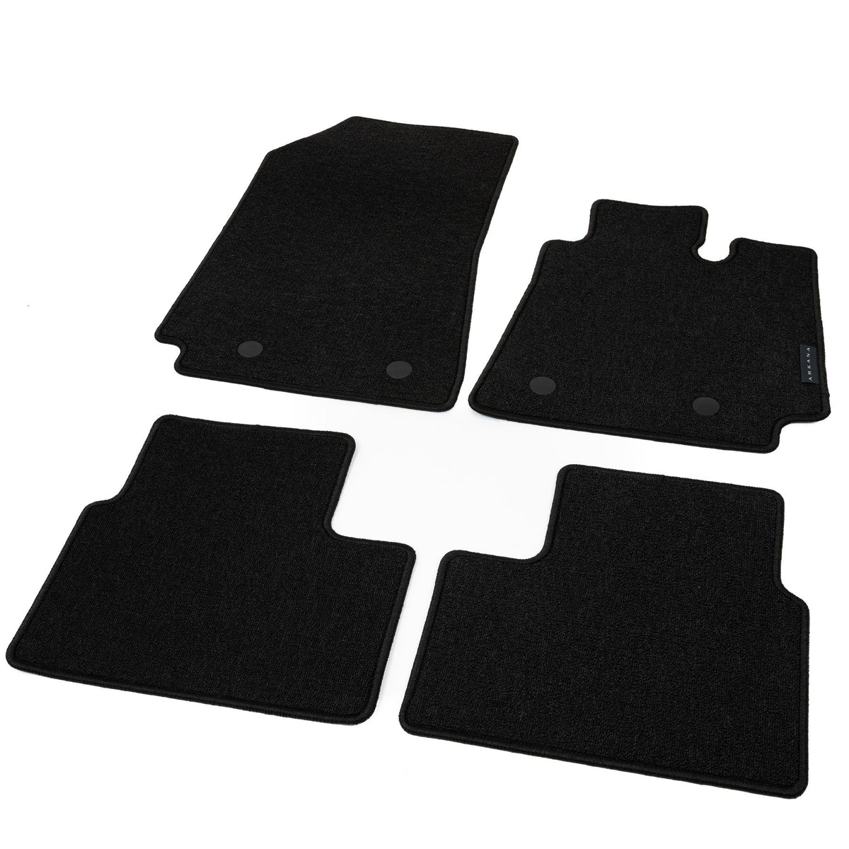 Arkana Floor Mats: Comfort Textile (Full-Hybrid)