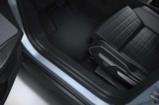 Renault Genuine 4 E-Tech Comfort Floor Mats Carpet Textile 4 Pcs Front Rear Set