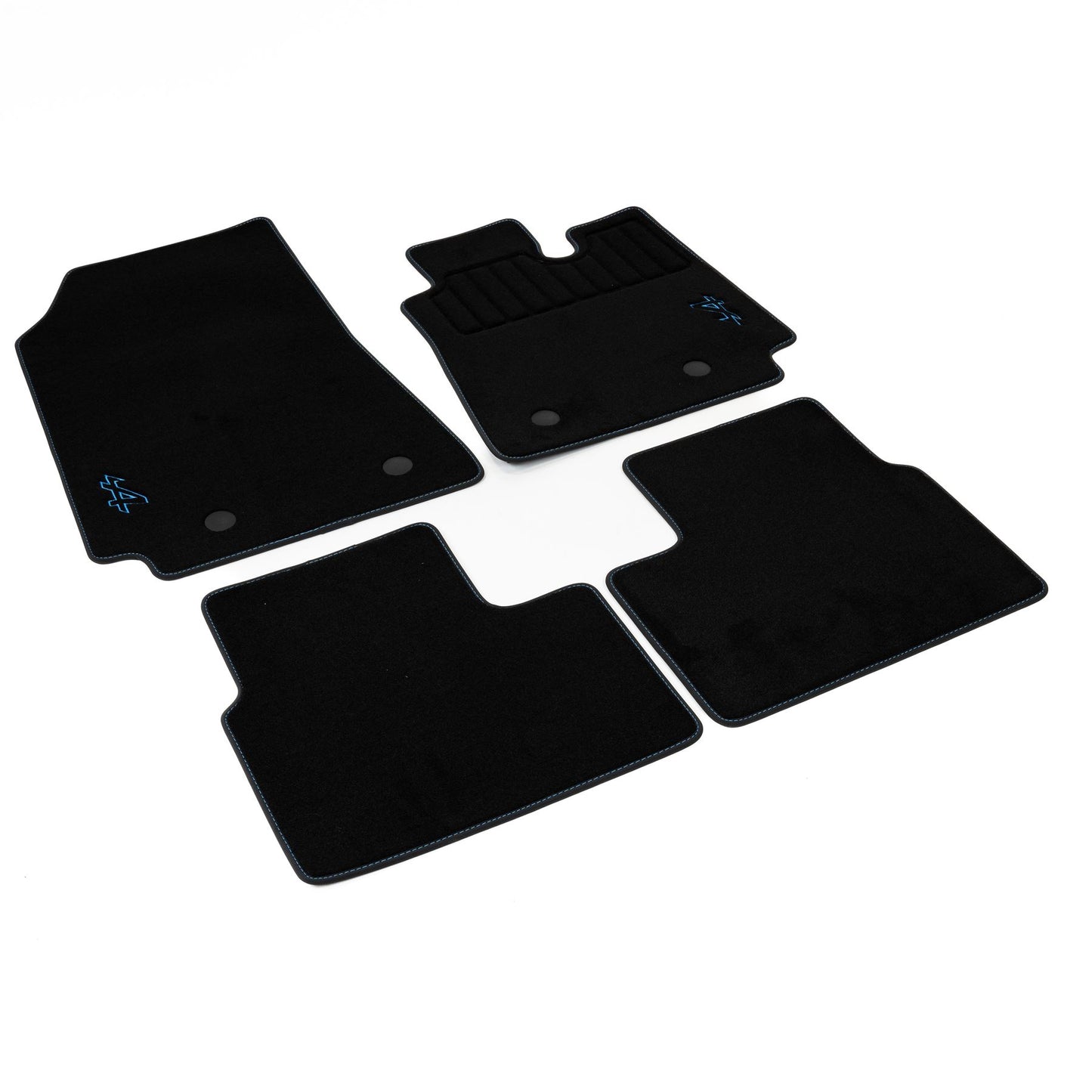 Arkana Floor Mats: Premium Textile, Esprit Alpine Branded (Full-Hybrid)