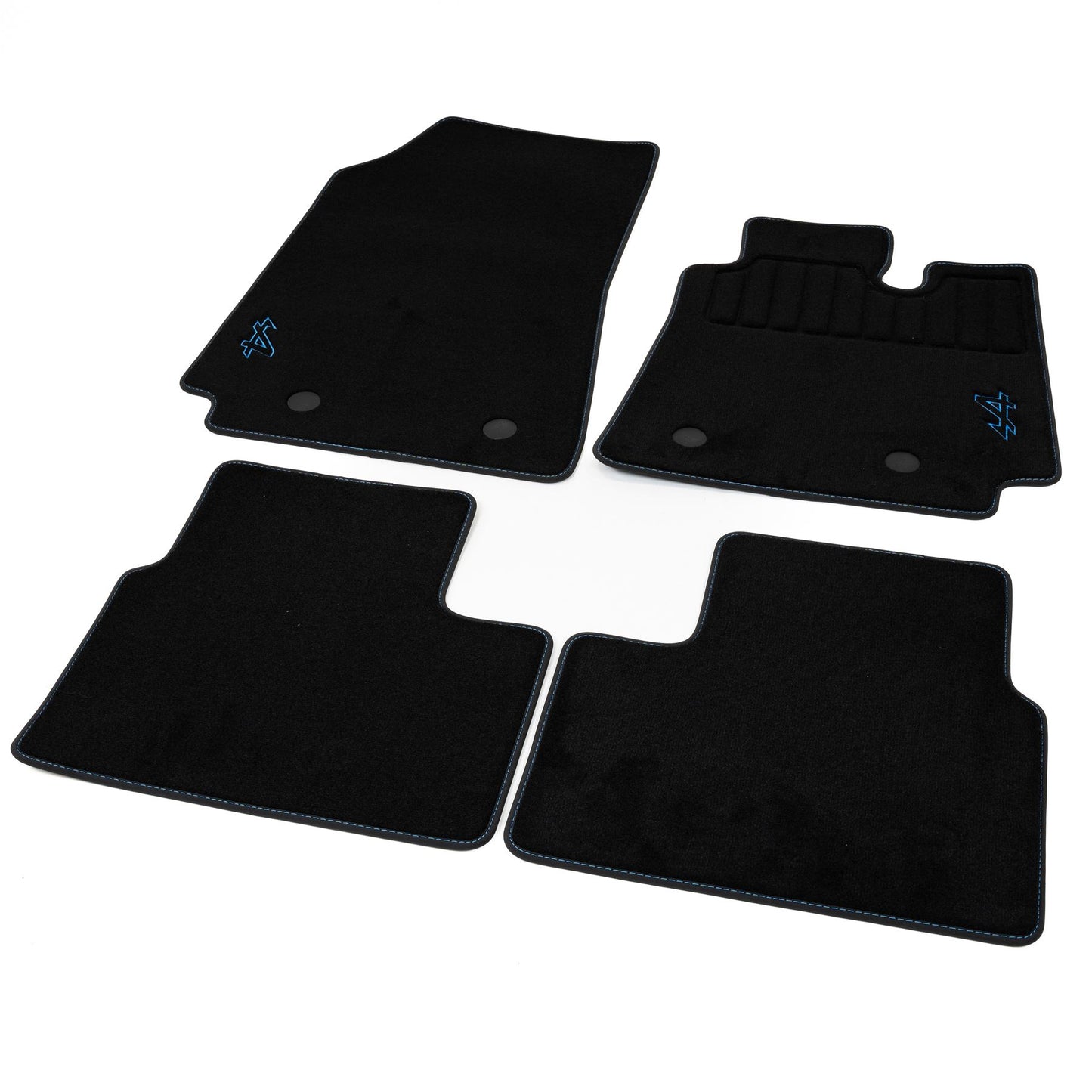Arkana Floor Mats: Premium Textile, Esprit Alpine Branded (Full-Hybrid)