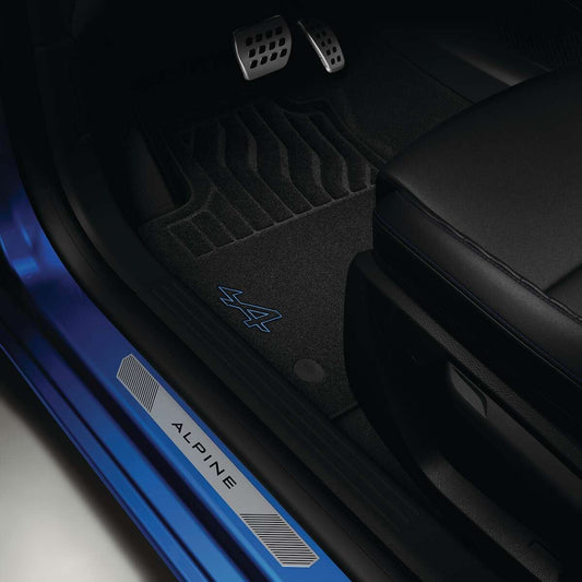 Clio V Floor Mats: Premium Textile, Esprit Alpine Branded