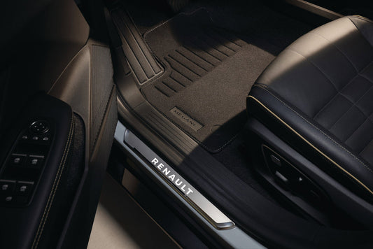 Megane E-Tech Floor Mats: Premium Textile, Grey