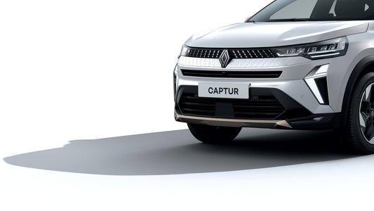 Captur II Phase2 Front and Rear Bumper Lower Inserts: Pearl Grey-beige