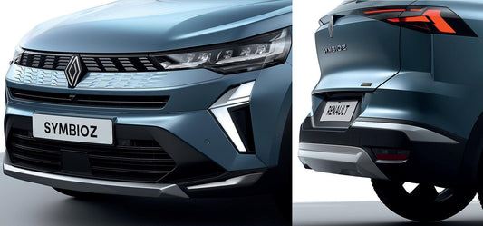 Symbioz Front and Rear Bumper Lower Inserts: Highland Grey