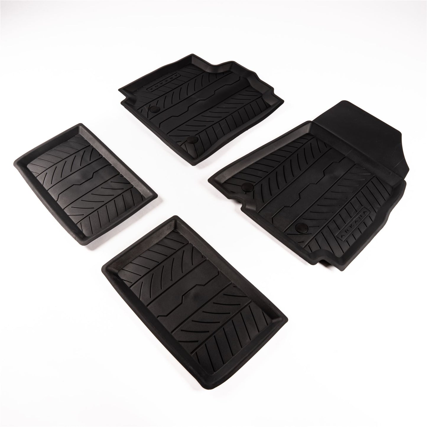 Renault Genuine Floor Mats Front Rear 4 Pieces Raised Edges Rubber Arkana