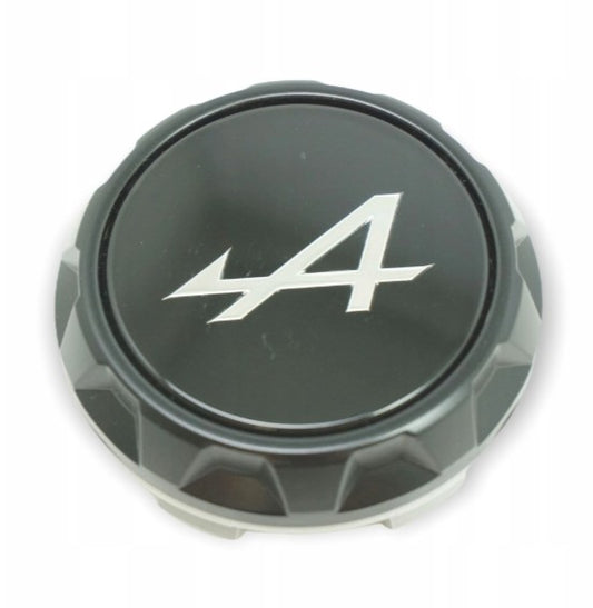 Renault 5 (R5) Alloy Wheel Centre Caps - Alpine Black Contour